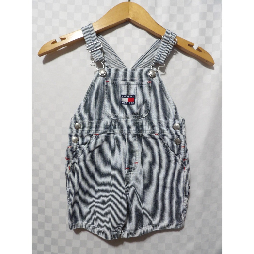 VINTAGE Tommy Hilfiger Striped Overalls | 2T